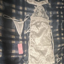 Women's Lace Trim Babydoll Chemise Nightgown Size S Babydoll price