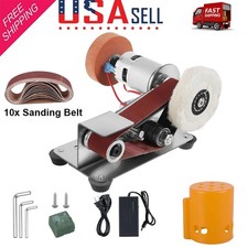 DIY Mini Belt sander Knife Apex Edge sharpener Polishing Grinding Machine w/Belt Sanding Machine price