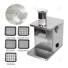 Electric Vegetable Cube Cutting Machine Fruit Dicer Food Processor 6 Blades Electric Cutting Machine price