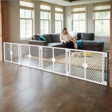 Superyard Wall Mount Kit Indoor Outdoor Safety Gate Extension 6 Panel Play Yard Safety Gate Extension price