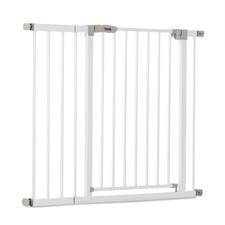 hauck Open N Stop Pressure Mounted Fit Baby Safety Gate with 8" Extension, White Safety Gate Extension price