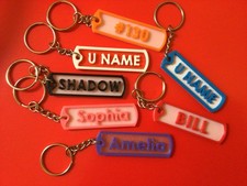 AOYOU3D-Dual Color Custom Name 3D printed Keychain, Made in USA Keychain price