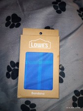 Lowe's- BANDANA- 22 X 22” Lowe’s Limited Edition PROMO- Sealed 7/12/26 Men's Neck Warmer price
