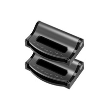 2PCS Car Safety Seat Belt Clip Adjuster Buckle Strap Stopper Clamps Safe Black Seat Belt Stopper price
