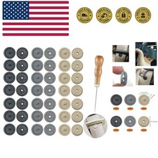 21 Sets Seat Belt Stopper Kit with Wooden Handle Awl Prevents Buckle from Sli... Seat Belt Stopper price