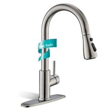 Commercial Kitchen Faucet Pull Down Sprayer Mixer Single Handle Stainless Steel Faucet price