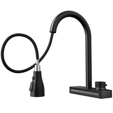 Black 3-function Pull-down Rain Kitchen Faucet Faucet price