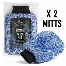 Microfibre Wash Mitt X 2 Luxury Car Washing Detailing Cleaning Pure Definition Car Wash Products price