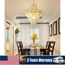 Elegant Crystal Chandelier Modern Ceiling Light Pendant Lamp Lighting Fixture Chandelier price