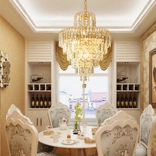 Elegant Crystal Chandelier Modern Ceiling Light Pendant Lamp Lighting Fixture Chandelier price