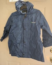 Frogg Toggs Rain Jacket Boys L Large Youth Blue Waterproof Hooded Suit Set Boys' Raincoat price
