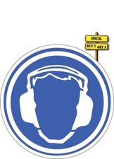 Hearing Protection OSHA Great For Chainsaws Blowers Rental Equipment Label P424 Hearing Protection Equipment price