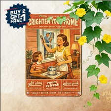 Classic Home Decorator Paint Advertisement Reproduction Aluminum Sign 8x12 Interior Wall Paint price
