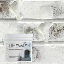Bianco White Limewash Interior/Exterior Paint Nontoxic Formula High UV Interior Wall Paint price