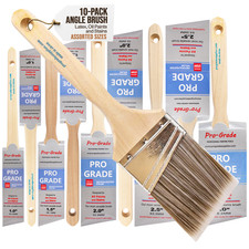 10PK Angle House Wall,Trim Paint Brush Set Home Exterior or Interior Brushes Interior Wall Paint price