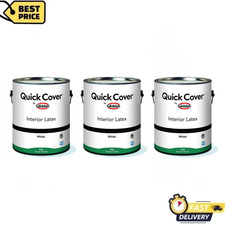 3Pack Glidden Quick Cover Interior Latex Paint, Flat White, 1 Gallon, Wall Paint Interior Wall Paint price