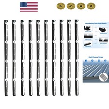 10 Pack of 9 Inch Foam Closure Strips for Metal Roof Insulation - 3 Feet Long Exterior Insulation Materials price