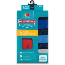 Fruit of the Loom Boys' Boxer Brief 5-Pack  " Breathable Cotton Mesh & Cooling " Boys' Boxer price