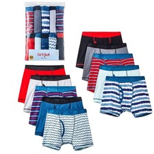 10 Pack Cat & Jack Underwear Boys Size Medium 8 Cotton Boxer Briefs 66-74 LBS Boys' Boxer price