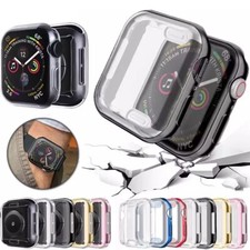 Screen Protector Cover TPU Case Apple Watch Series SE 6 5 4 3 38/40/42/44mm Silicone price