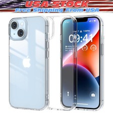For iPhone 14 13 12 11 Pro Max Mini Soft Silicone Clear Cover Shockproof Case Silicone price