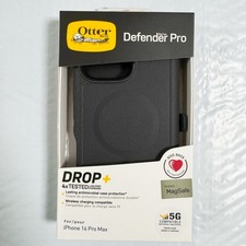 OtterBox Defender for MagSafe With Holster for (iPhone 16 Pro Max), Black Case Silicone price