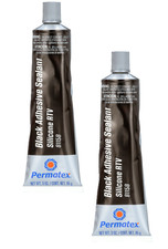 (2 Pack) Permatex Black Silicone Adhesive Sealant - 75150 Silicone price