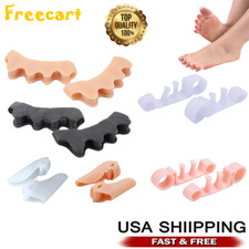 1 Pair Silicone Gel Bunion Toe Corrector Orthotics Straightener Separator Pain Silicone price