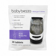 Baby Brezza Bottle Washer Pro Detergent Tablets 30 Count Fragrance Free BabySafe Pacifier-Bottle Detergent price