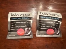 2 Pack Baby Brezza 30 Detergent Soap Tablets Bottle Washer Pro Refill (2 x 30) Pacifier-Bottle Detergent price