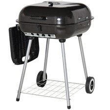 22" Portable Charcoal Barbecue Grill with Wheel Outdoor BBQ for Backyard Garden Garden Grill & Barbecue price