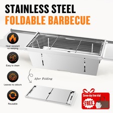 Portable Folding BBQ Charcoal Grill Tabletop for Camping Picnic Garden Travel Garden Grill & Barbecue price