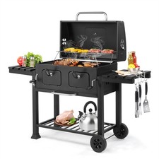 Two-door Heavy-Duty Oversize Charcoal Gril Garden Outdoor Liftable BBQ Picnics Garden Grill & Barbecue price