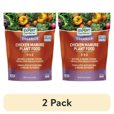 (2 pack) Organics Chicken Manure All-Natural Plant Food, 4 lb Fertilizer Fertilizer price