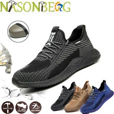 Mens Work Safety Shoes Steel Toe Cap Bulletproof Boots Indestructible Sneakers Work Shoes price