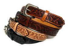 KIDS WESTERN BELT. GENUINE LEATHER KIDS RODEO BELT. TULIP DECORATED WESTERN BELT Kids' Belts price