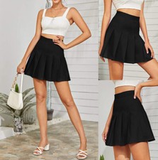 Women High Waist Skater Mini Flared Pleated Skirt Short Tennis Pencil Skirt Cute Skirt price