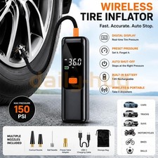 Tire Inflator Portable Air Compressor Cordless Tire Pump Digital Display 150 PSI Air Pump - Tire Care price