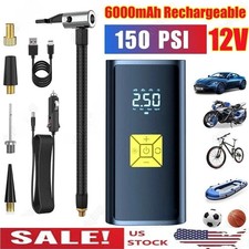 Air Compressor150 PSI Cordless Tire Inflator Portable Air Pump with Digital Disp Air Pump - Tire Care price