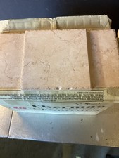 1 Tile Thermae Cerdomus Italy 6” x 6” Beige Matte Imitation SandStone Vintage Tile Adhesive Mortar price