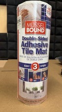 MusselBound Tile Adhesive Mat with Spacers | Easy No-Mortar Tile Install Sheet Tile Adhesive Mortar price