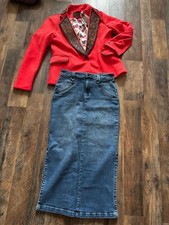 American Darling Apparel Women's Hand-Tooled Leather Trim Floral Blazer Jacket Women's Leather Clothing price