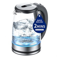 Electric Kettle Glass 2L, 1500W Fast Boiling Hot Water Boiler with Auto Shut-... Water Heaters / Kettle price