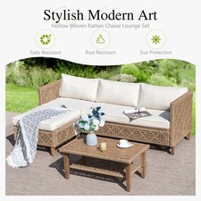Wicker Furniture Patio Furniture Sets Outdoor Conversation Sofa Set Boho Style Garden Furniture Set price