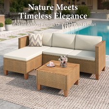 Outdoor Furniture Rattan Furniture Patio Conversation Set Outdoor Wicker Sofa Garden Furniture Set price