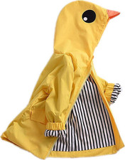 Toddler Baby Boy Girl Duck Rain Jacket Cute Cartoon Animal Raincoat Hoodie Kids Baby Raincoat price