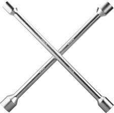 Heavy Duty 14-Inch Universal 4-Way Tire Iron Wheel Lug Nut Wrench Tool Silver US Wheel Lug Wrench price