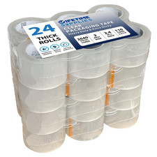 24 Rolls of Heavy-Duty Carton Sealing Packing Tape 3" x 110 Yards 2.4 mil Tape price