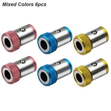 6 x Screwdriver Head Magnetic Ring Pivoting Bit Tip Screw Holder Magnetizer Screwdriver price