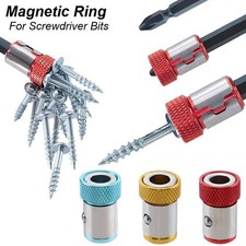 6 x Screwdriver Head Magnetic Ring Pivoting Bit Tip Screw Holder Magnetizer Screwdriver price